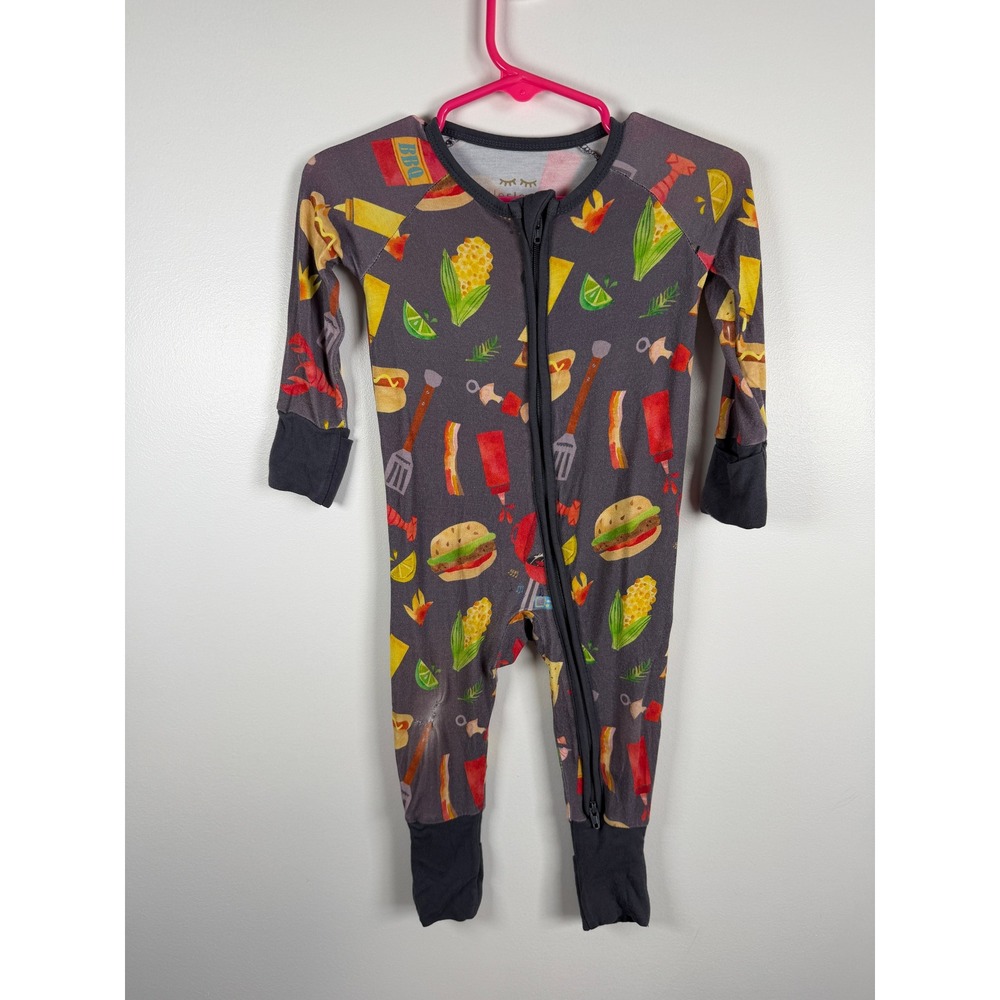 Little Sleepies Grilling Zippy Bamboo 3-6 Months